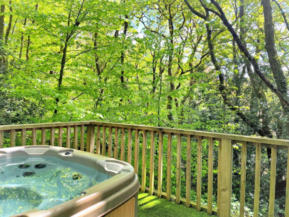 Bluestone-Hot Tub-Woodlandlodges-Pembrokeshire-Tenby 卡马森 外观 照片